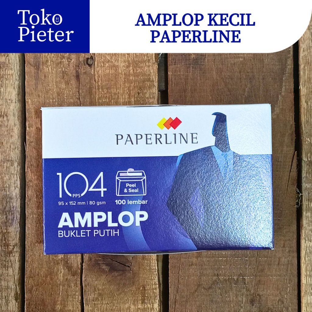 Jual AMPLOP PAPERLINE 104 PPS / Amplop Putih Polos 104 PPS Dengan Lem ...