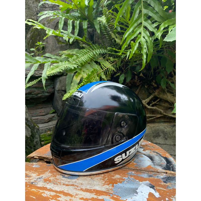 Jual helm suzuki jadul gag dmi fullface helm lawas balap drag racing