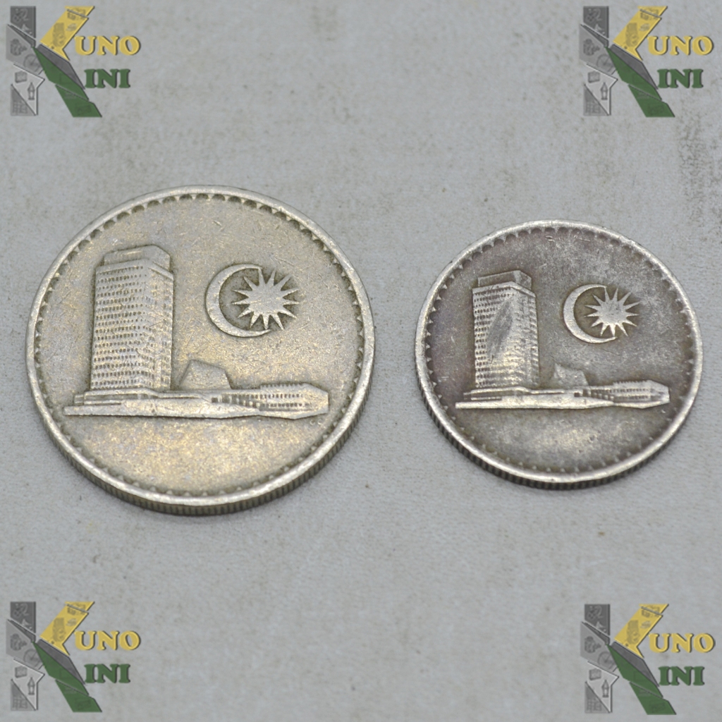 Jual KOIN KUNO 20 SEN & 10 SEN MALAYSIA TAHUN 1973 - 1981, 2 koin ...