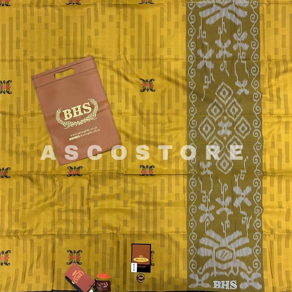 Jual Sarung BHS Excellent Songket Bronze by BHS Lengkap Label, Stiker ...