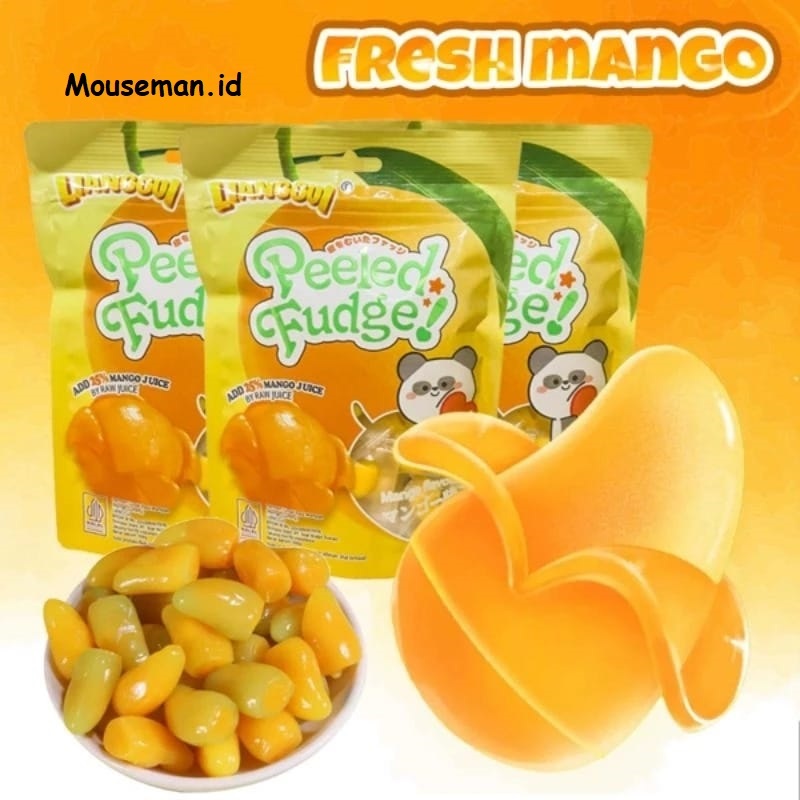 Jual Permen Lianggui Mango Gummy Peeled Fudge Add 25% Mango Juice By ...