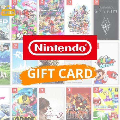 Jual Nintendo Eshop Card Wallet | USA USD $10 $20 $50 | Shopee Indonesia