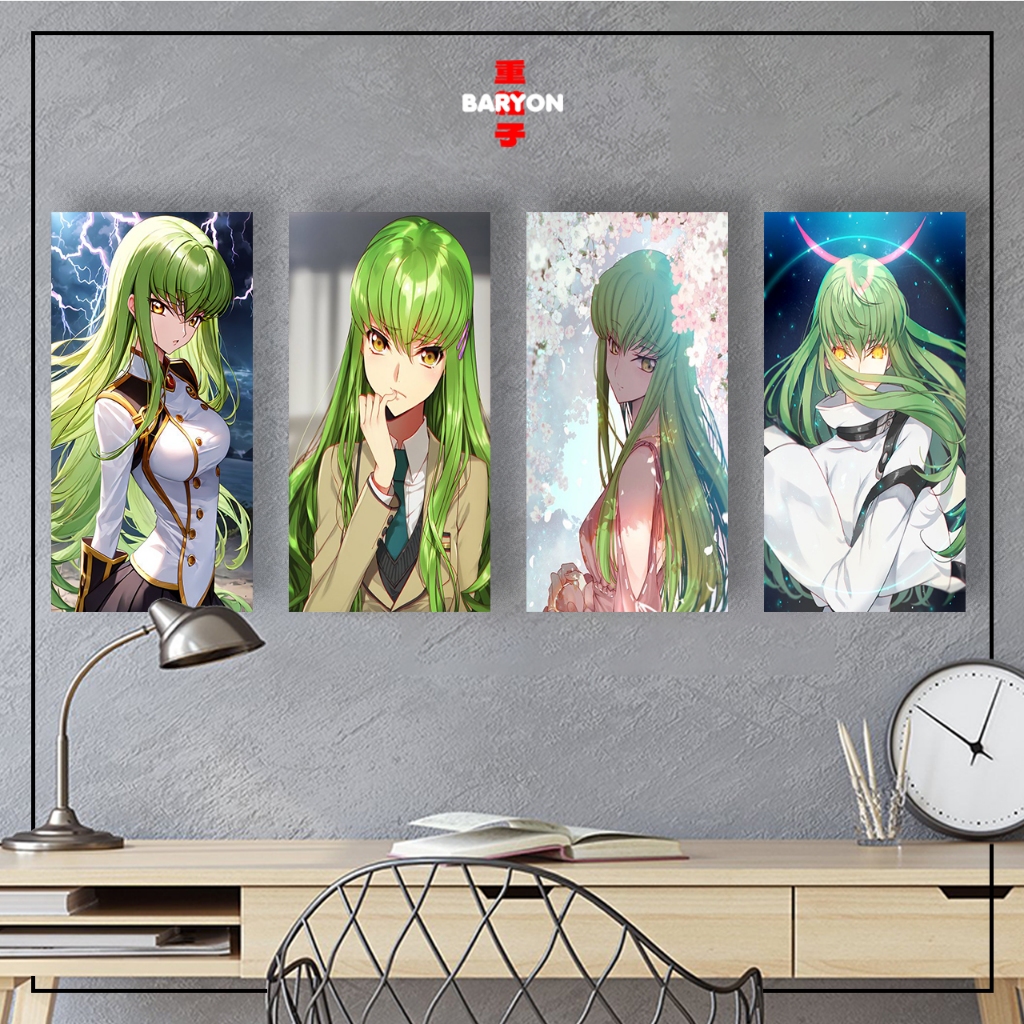 Jual BARYON Wall Decor CODE GEASS C.C Hiasan Kamar Pajangan Poster Kayu ...