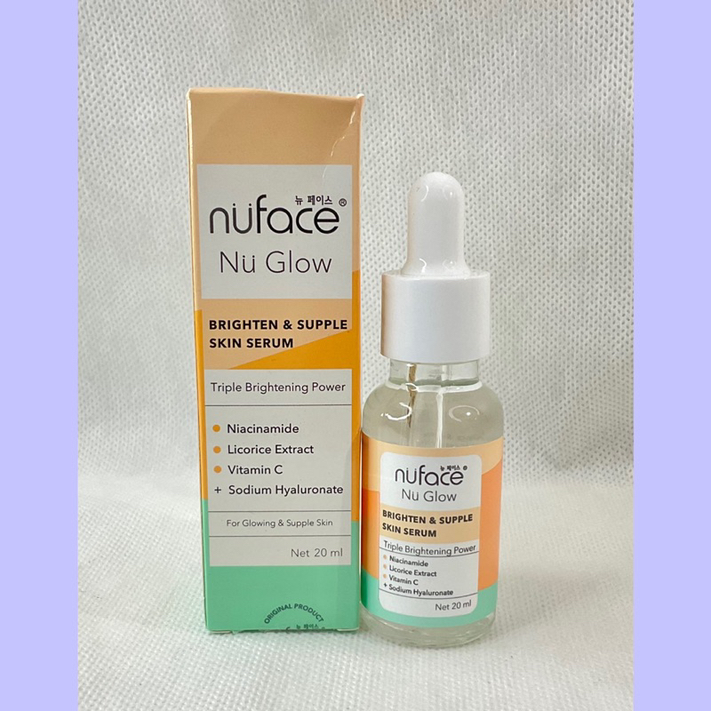 Jual Nuface Nu Glow Liquid Brighten & Supple Skin Serum 20 Ml | Shopee ...