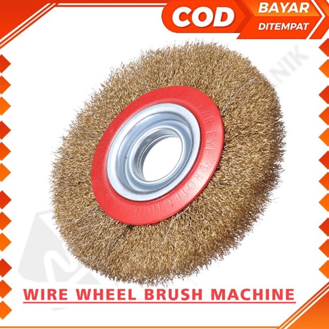 Jual Krw Mata Gerinda Sikat Kawat Plat Diameter 4 Inch 1mm Bisa Untuk ...