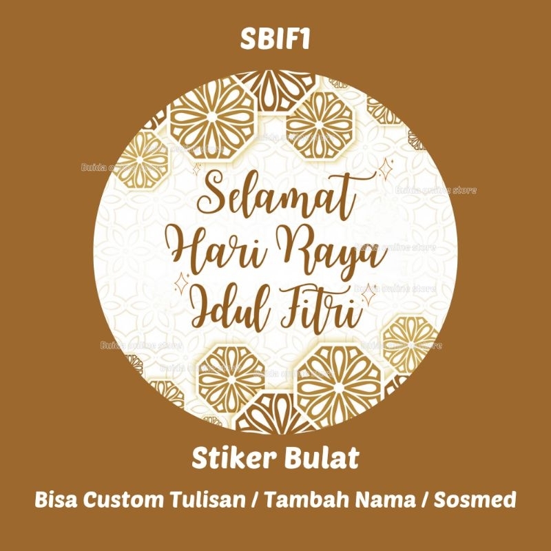Jual Label Sticker Kartu Ucapan Paperbelt Hangtag Selamat Hari Raya ...
