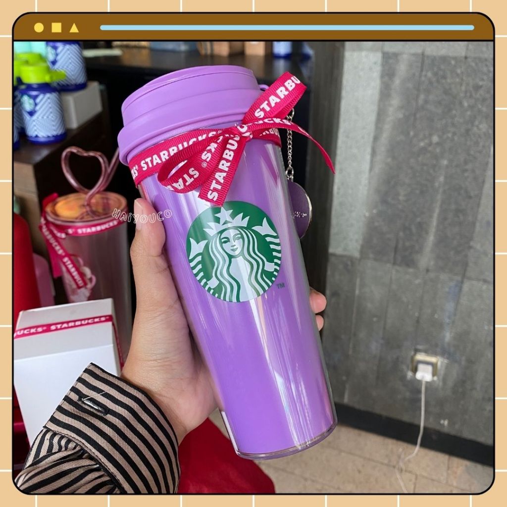 Jual Tumbler Starbucks Valentine Feline In Love 2024 Siren Lavender