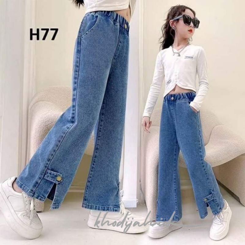 Jual SCODER BELAH-KULOT JEANS PREMIUM ANAK PEREMPUAN USIA 3-13 TAHUN ...