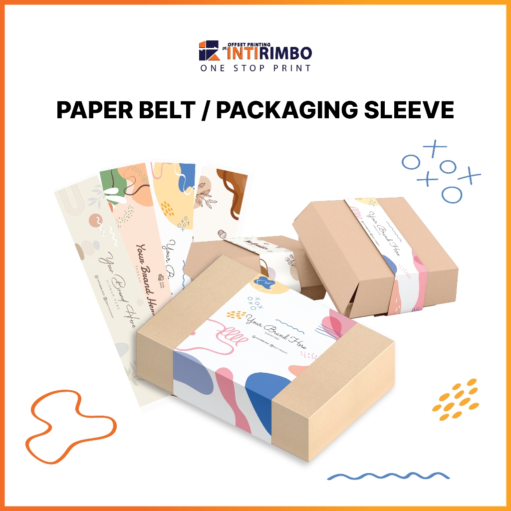 Jual INTI RIMBO - CUSTOM CETAK SLEEVE BOX / PAPER BELT KEMASAN MAKANAN ...