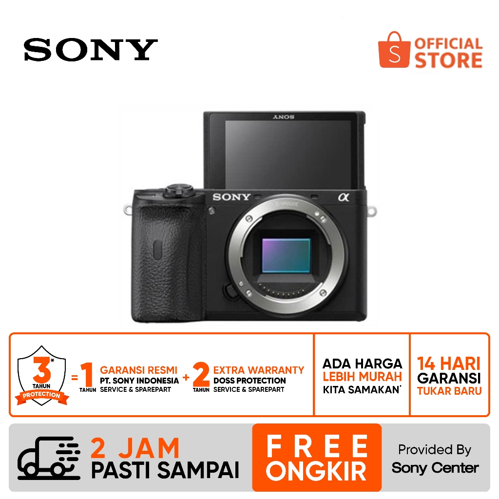 Jual SONY ALPHA A6600 Body / ALFA 6600 APS-C E-Mount Camera / ILCE-6600 ...