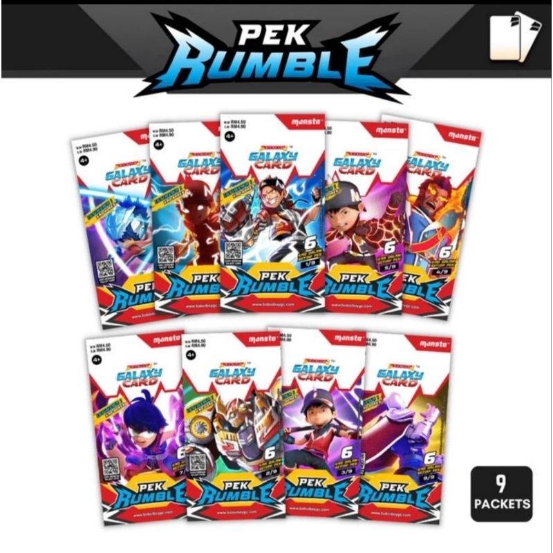 Jual Boboiboy Galaxy Card Pek Rumble | Shopee Indonesia