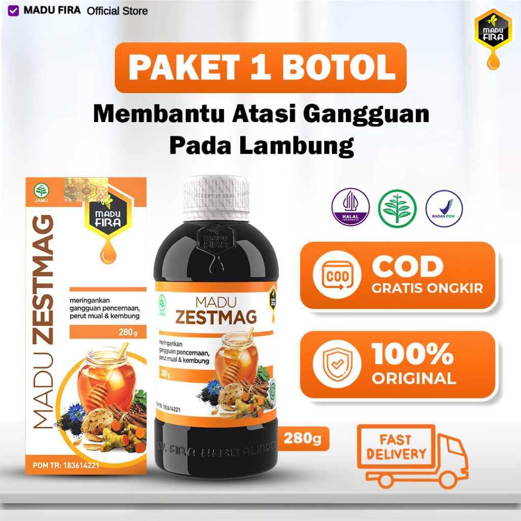 Jual Madu Zestmag Solusi Cepat Atasi Asam Lambung Maag Gerd Asli