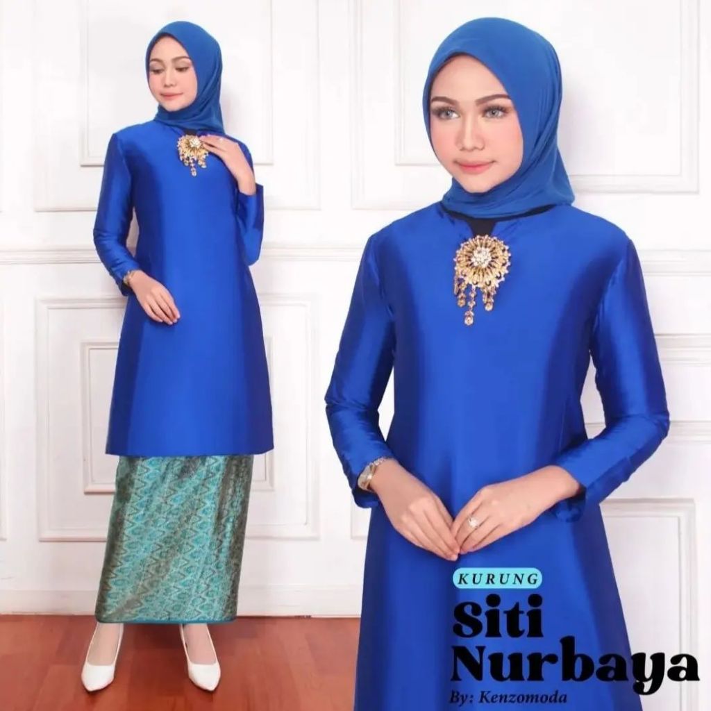 Jual Satu Set Baju Kurung Melayu Tafeta Kebaya Kurung Malaysia Seragam ...