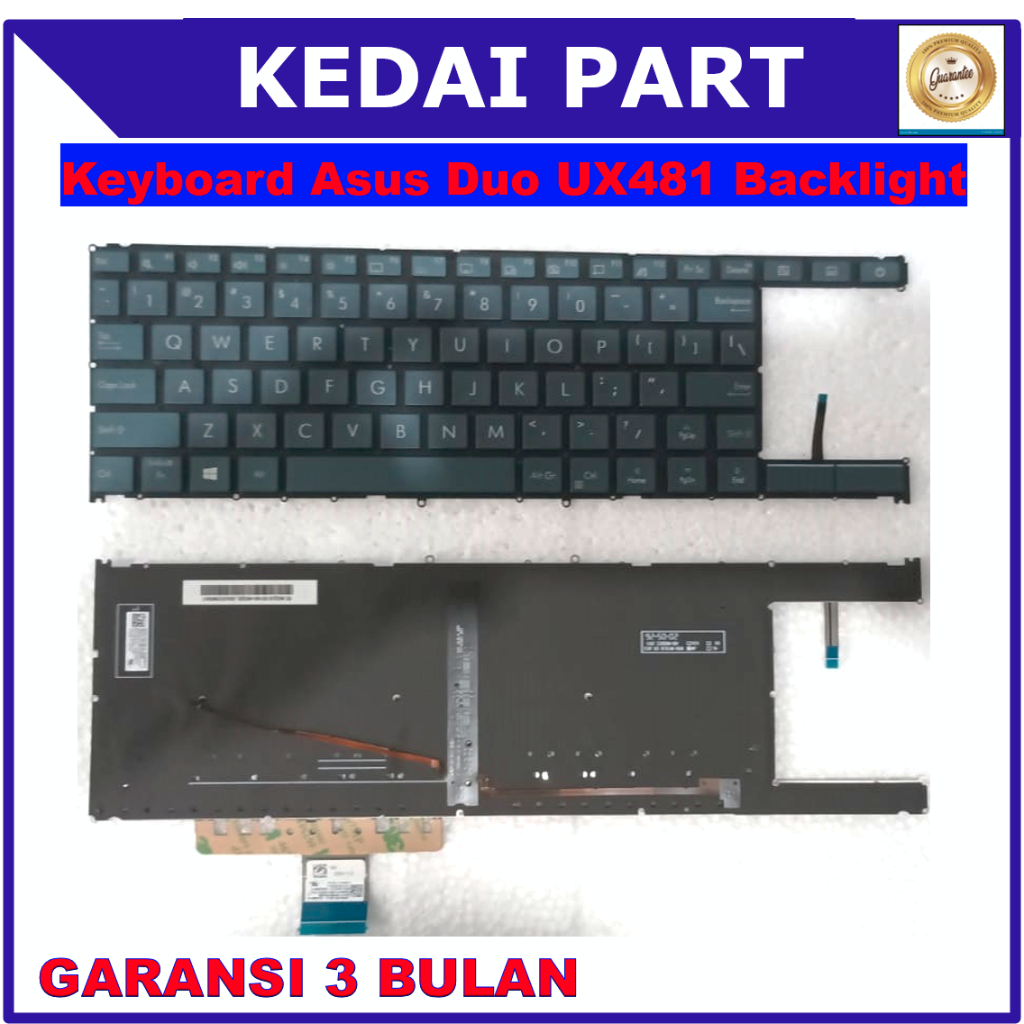 Protezione Tastiera In Silicone Trasparente Per ASUS ZenBook Duo UX481 - Copri Tastiera KH