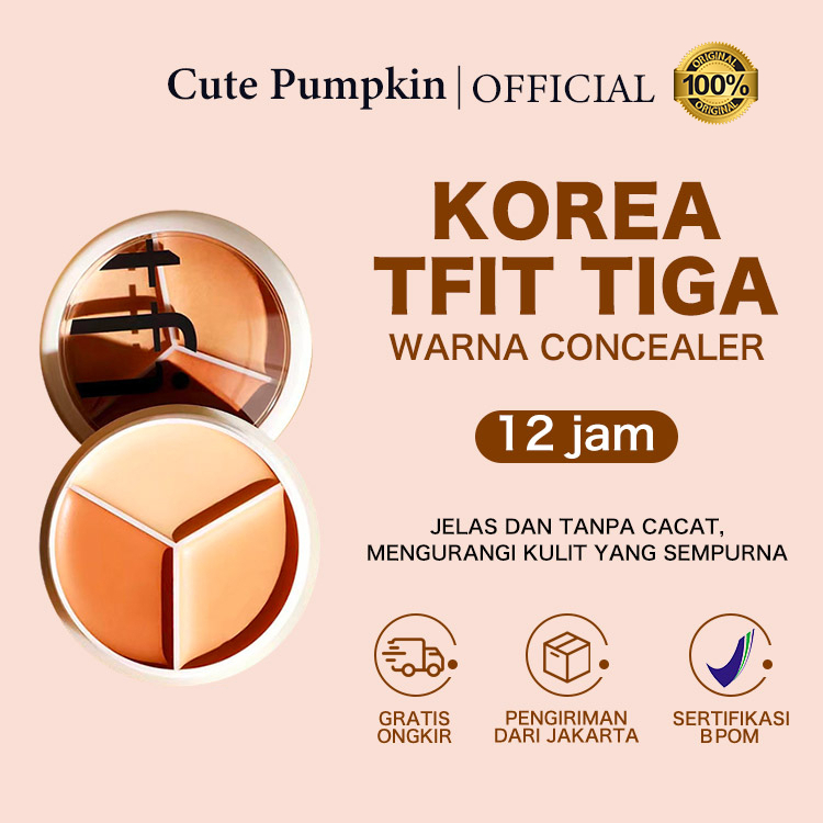 Jual [100% Asli] TFIT 3 in 1 Concealer 3PCS Korea Color Corrector ...