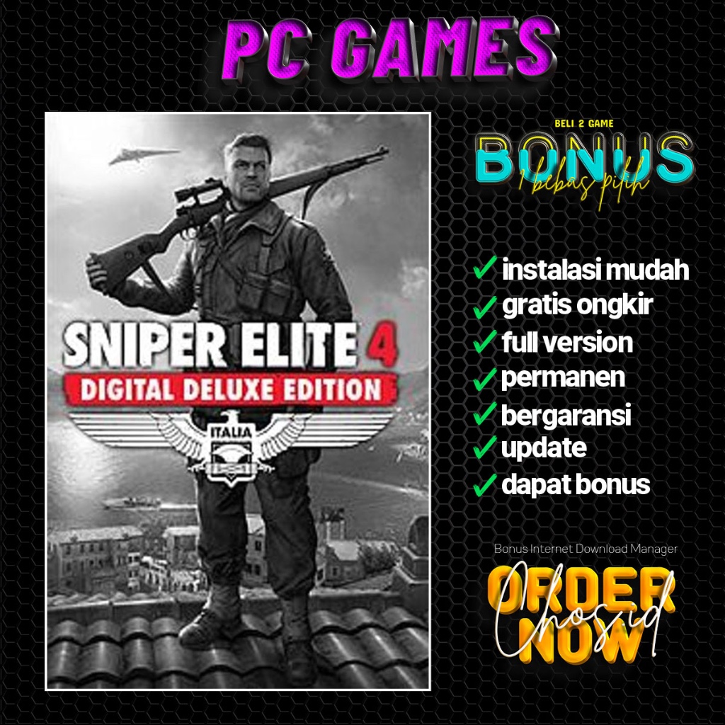 Jual Sniper Elite 4 Deluxe Edition | Game PC - Laptop | Shopee Indonesia