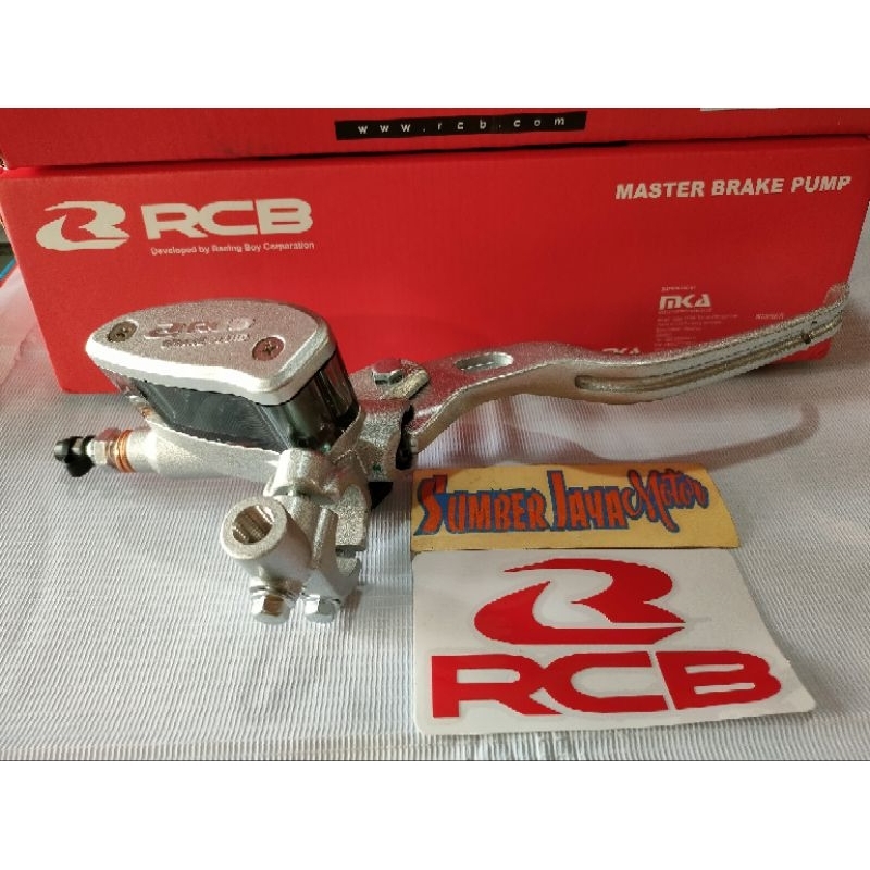 Jual Master Rem RCB oval E2 series Silver Kanan Kiri Master Rem RCB ...