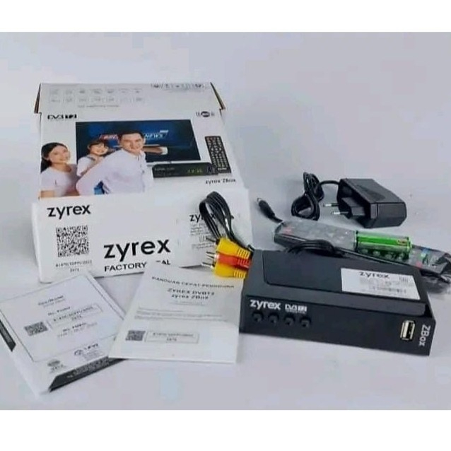 Jual STB TV LED TV LCD Zyrex Digital Set Top Box STB TV Digital DVBT2