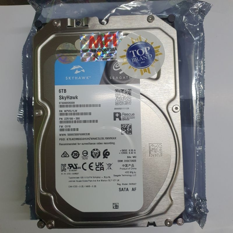 Jual Hdd Hardisk Cctv Seagate Skyhawk 6tb Resmi Mfi Not 4tb Shopee Indonesia 7128