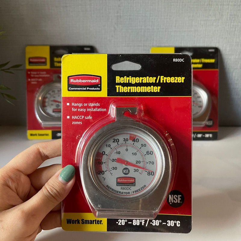 Jual Rubbermaid Refrigerator / Freezer Thermometer / Termometer Kulkas