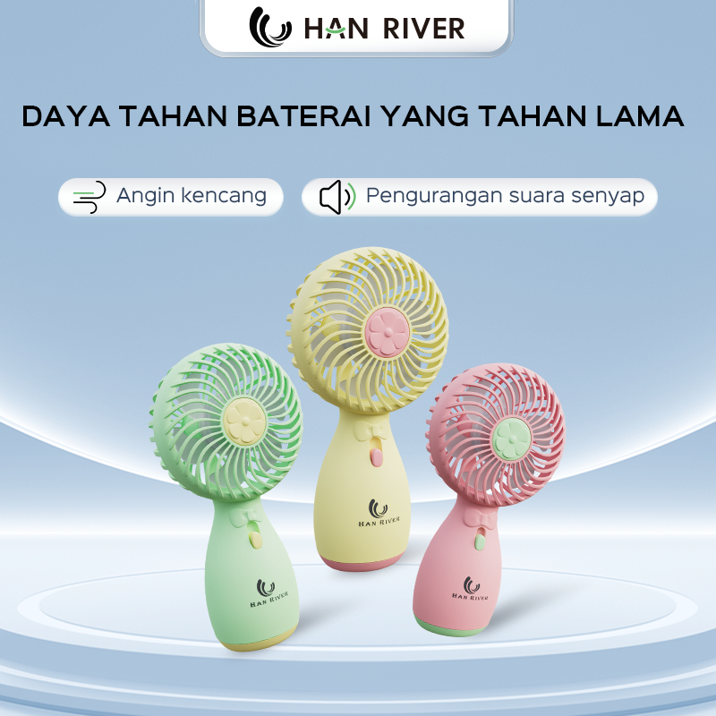 Jual HAN RIVER Cute Handheld Small Fan/Portable Folding Fan/Mini Fan ...