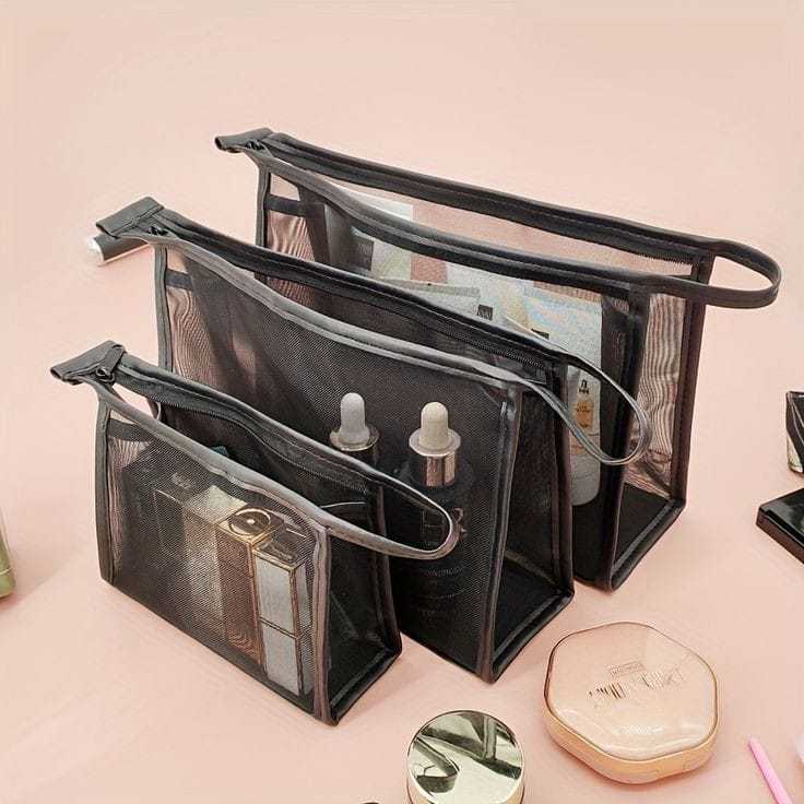 Accessotech Kosmetiktasche Organizer – 13 Fächer, Wasserabweisend, Orange