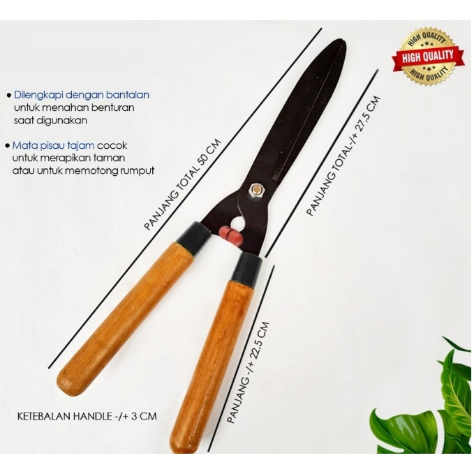 Jual Gunting Taman Rumput Besar Tanaman Gagang Kayu | Shopee Indonesia