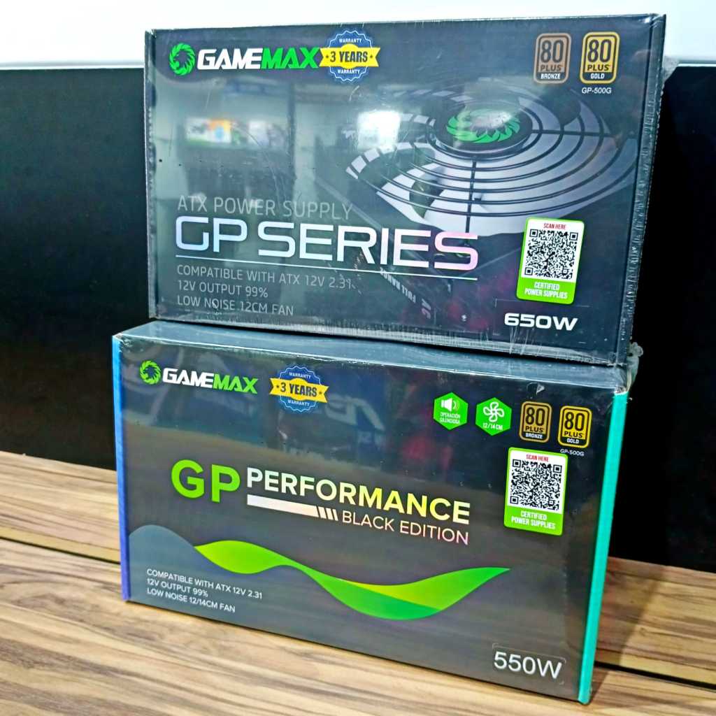 Jual POWER SUPPLY / PSU GAMEMAX 450W GP-450 / 550W GP-550 / 650W GP-650 ...