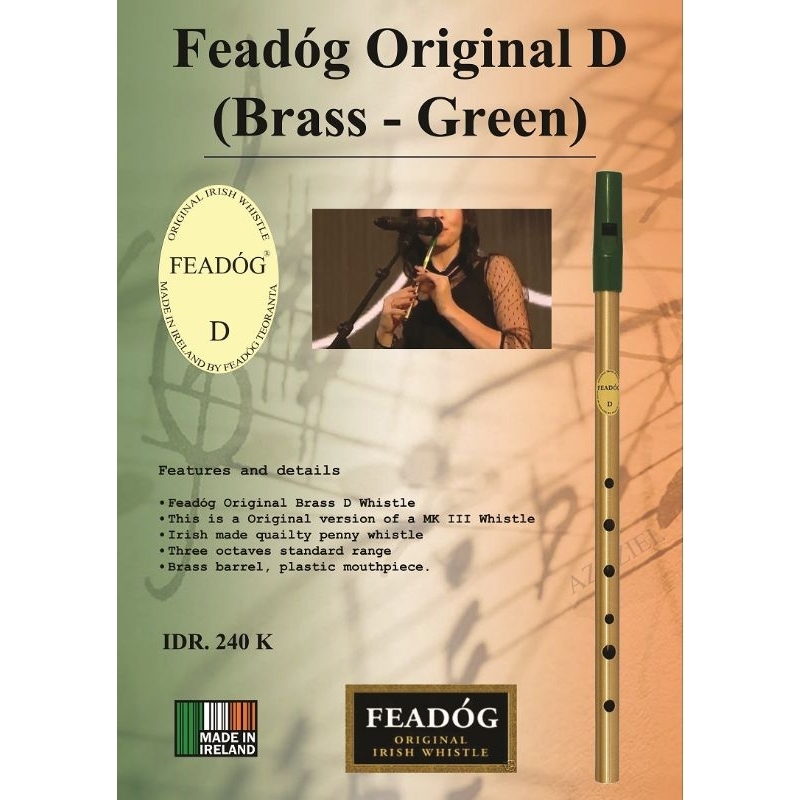 Jual Feadog Original D Tin Whistle (Brass) | Shopee Indonesia