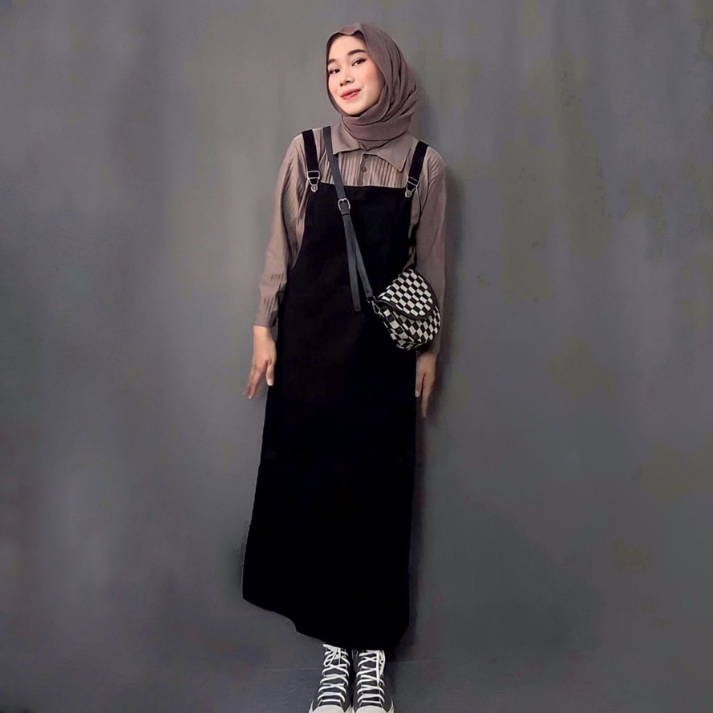 Jual [lucretia] Overall Jumpsuit Jeans Wanita Pocket Polos-Baju Kodok ...
