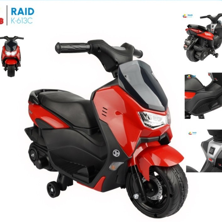 Jual HAPPY BIKE MOTORAN AKI ANAK HONDA LISENSI ASLI RAID K613C PMB ...