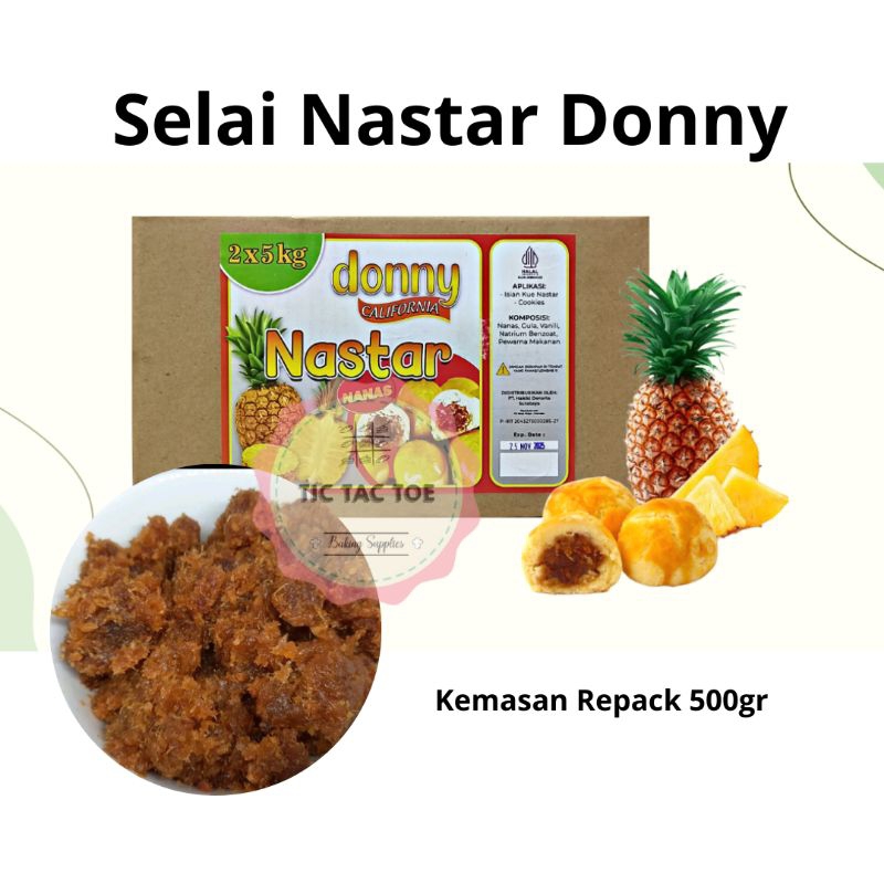 Jual Selai Nanas Isian Nastar Donny Kemasan Repack 500gr Selai Nastar