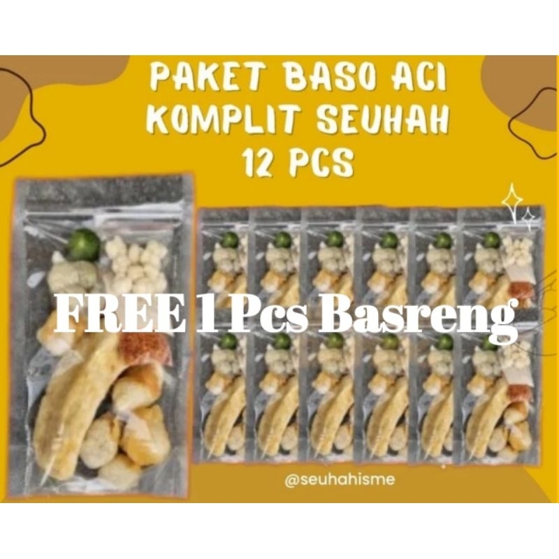 Jual Baso Aci 12 Pcs Baso Aci 12pcs Paket Baso Aci Murah Bakso