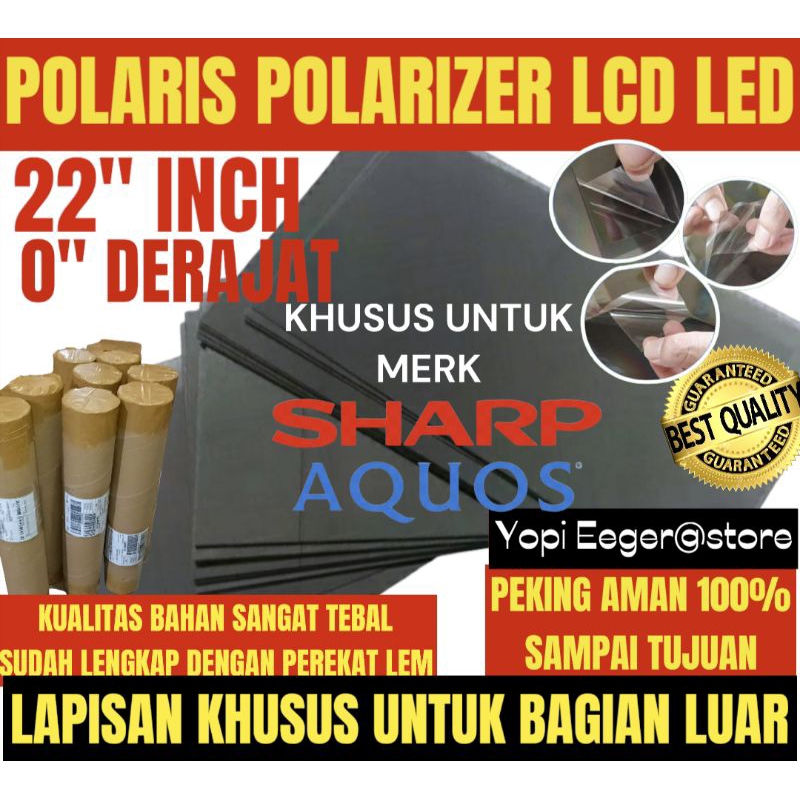 Jual POLARIS POLARIZER LCD LED SHARP 22 INCH 0