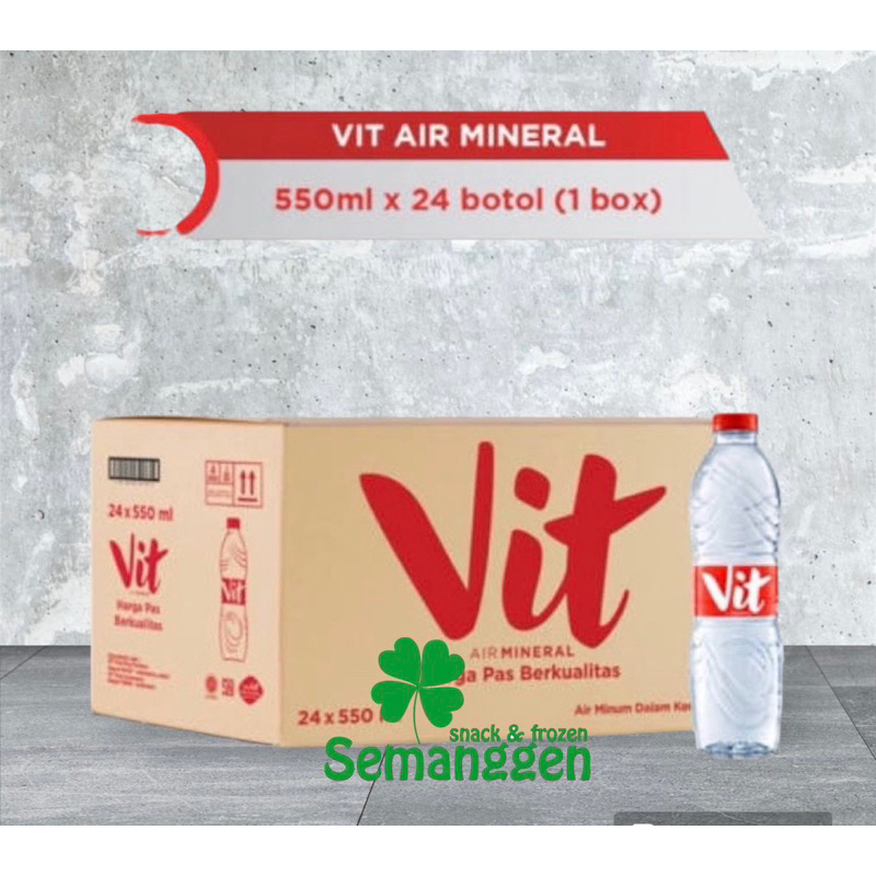 Jual VIT Air Meneral 550ml 1 dus | Shopee Indonesia