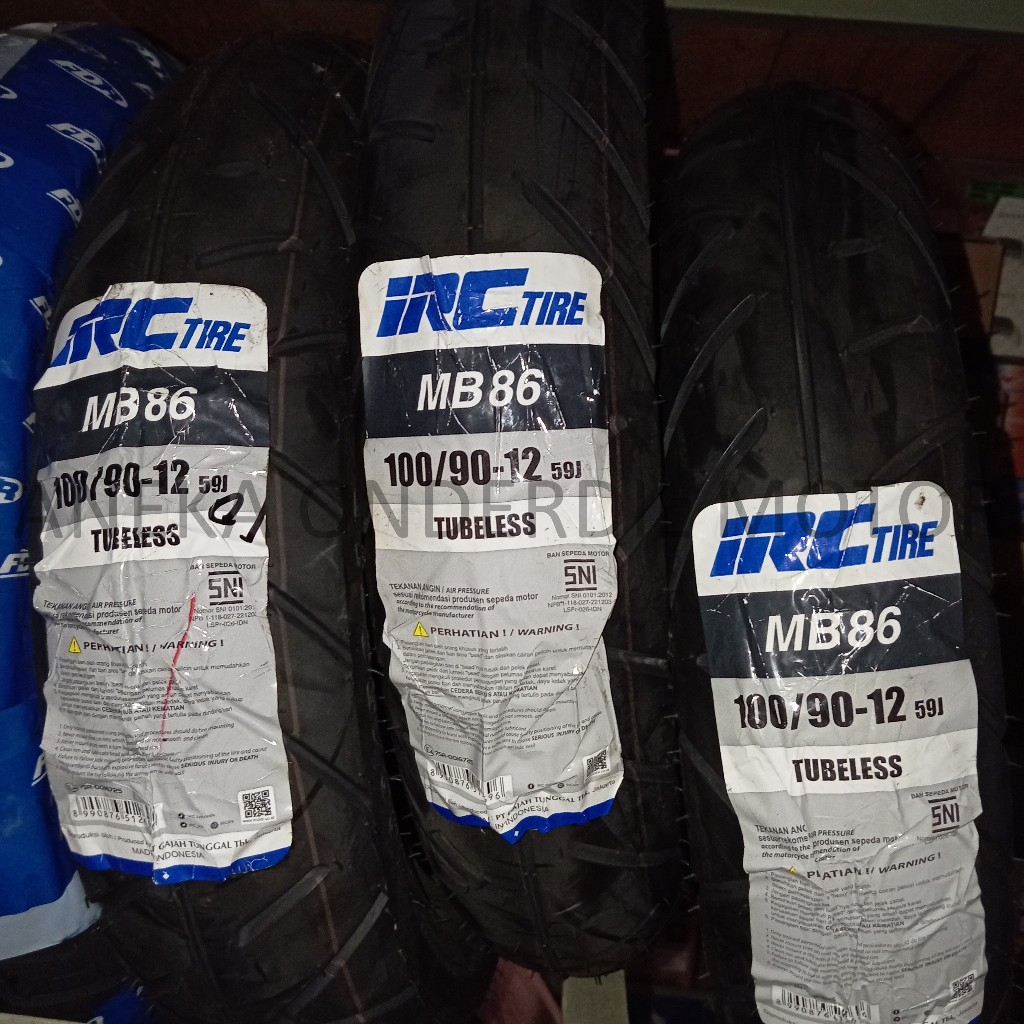 Jual Ban Depan IRC MB86 Ring 12 100/90 Tubless Scoopy 2017-2024 ...