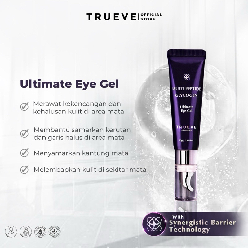 Jual TRUEVE Ultimate Eye Gel (Glycogen + Peptide - Perawatan Wajah ...
