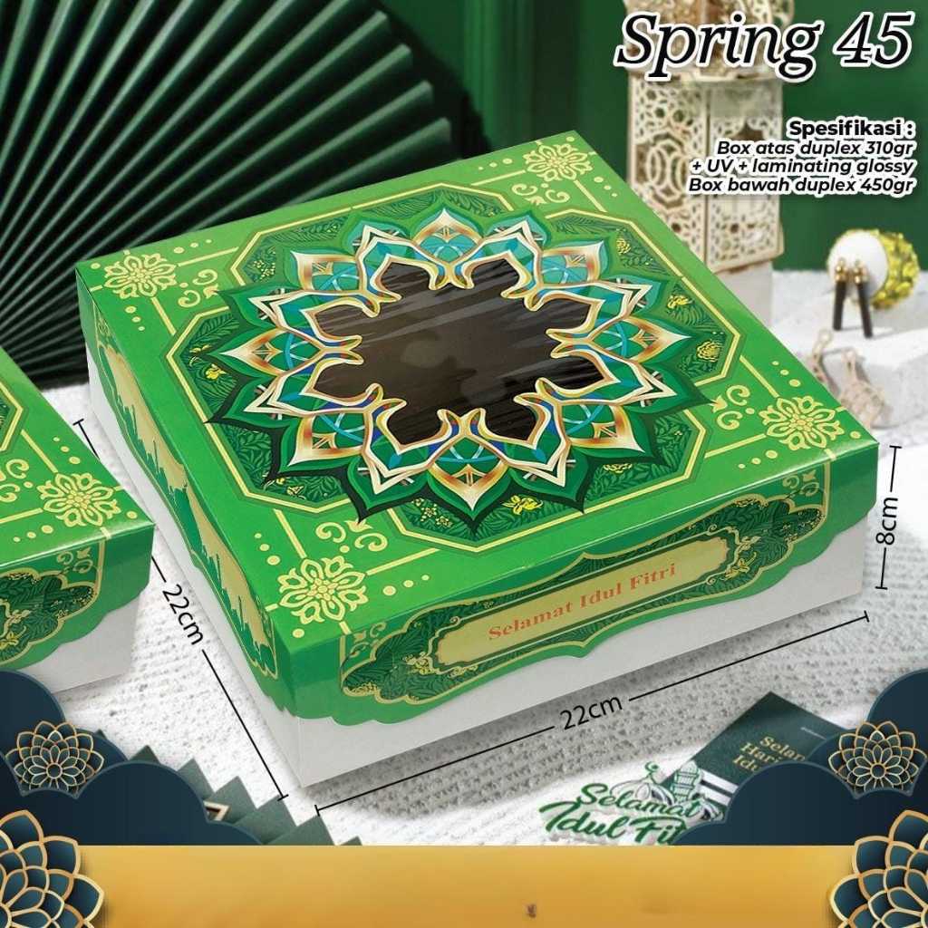 Jual Box Spring 45 Edisi Lebaran| Kotak Kue| Dus Kue (1 Pack 10 Pcs ...