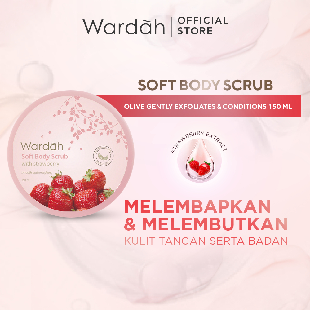 Jual Wardah Soft Body Scrub 150 ml Scrub Badan Melembabkan