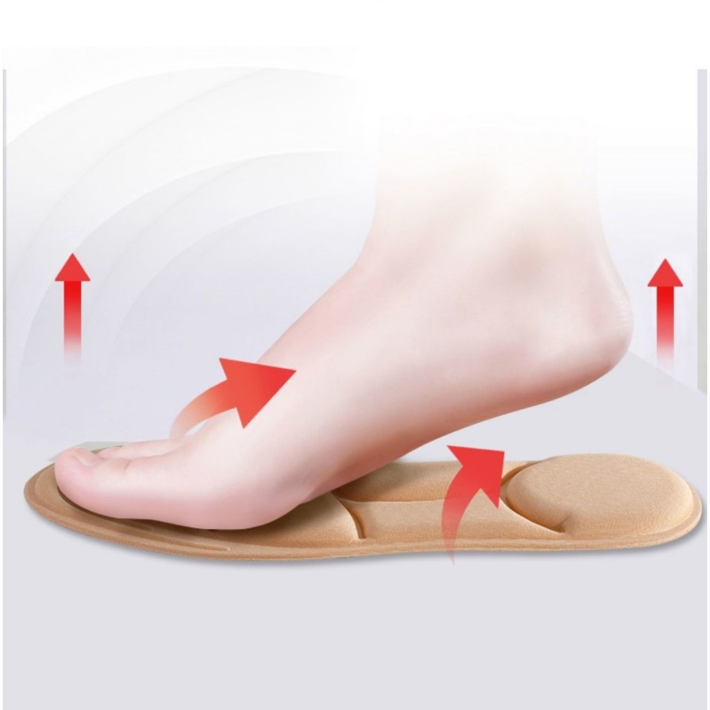 Jual Insole Sepatu Premium Dalam Busa Memori Pijat 5D / Sol plus ...