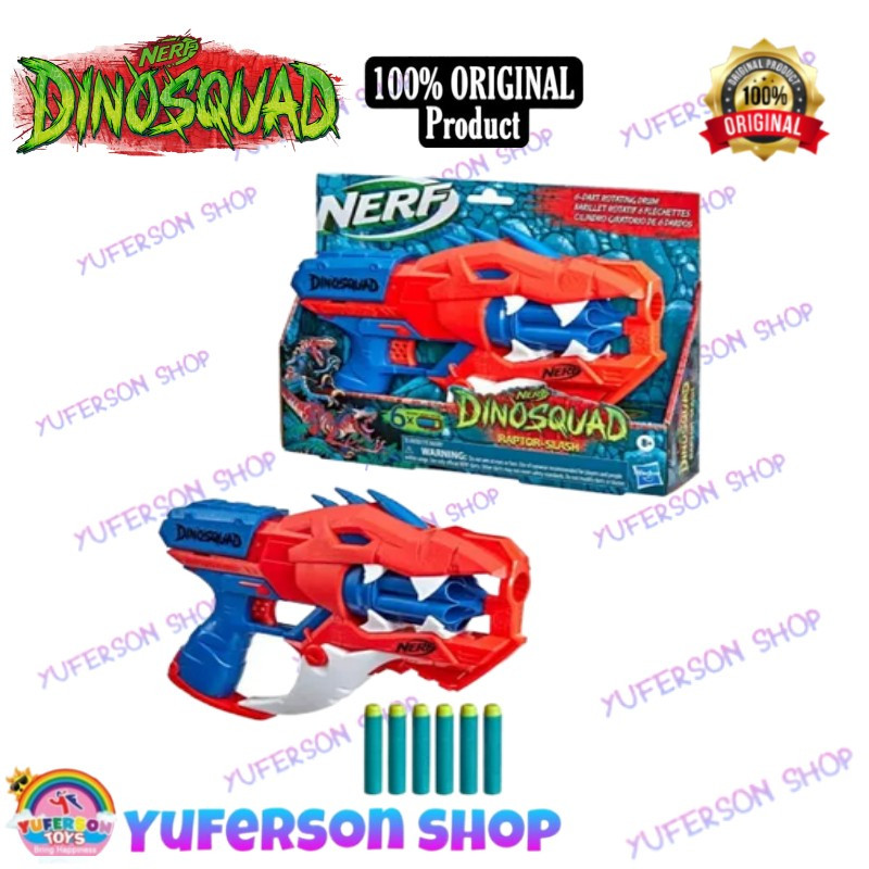 Jual NERF DinoSquad Raptor-Slash Dart Blaster | Shopee Indonesia