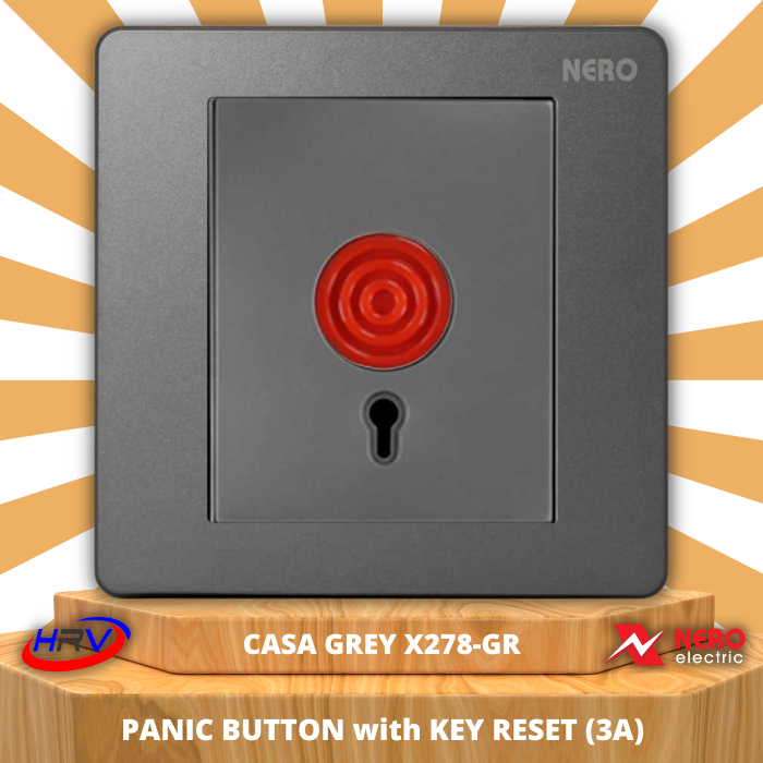 Jual NERO Casa X278-GREY Panic Button with Key Reset | Shopee Indonesia