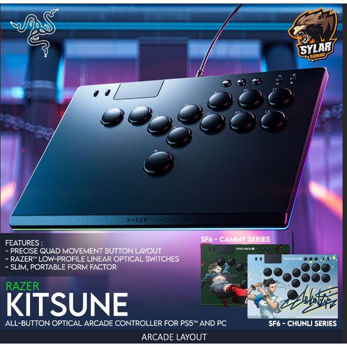 Jual Razer Kitsune All Button Optical Arcade Gaming Controller | Shopee ...
