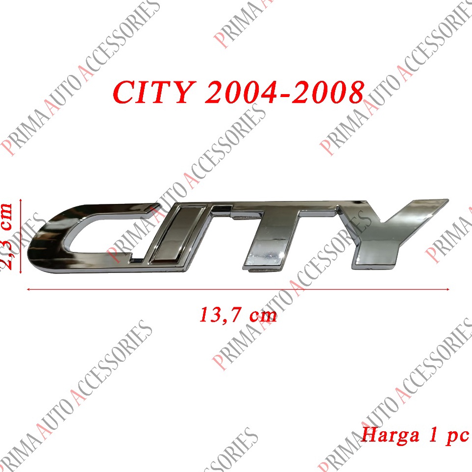 Jual rv Logo Emblem Mobil Tulisan CITY Lama 2428 Grosir | Shopee Indonesia