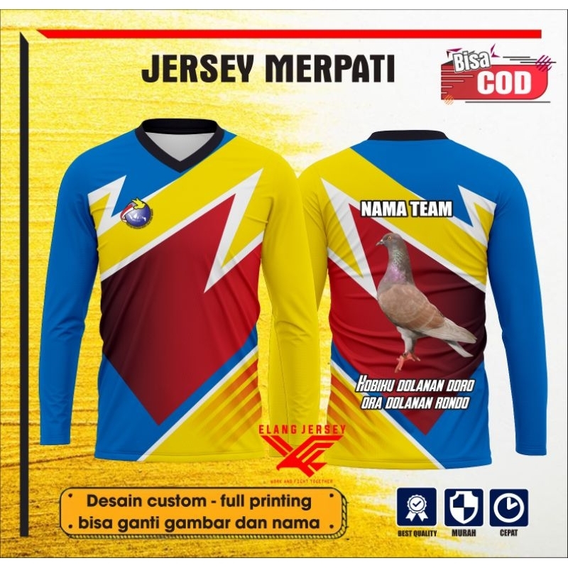 Jual JERSEY MERPATI DESAIN CUSTOM | Shopee Indonesia