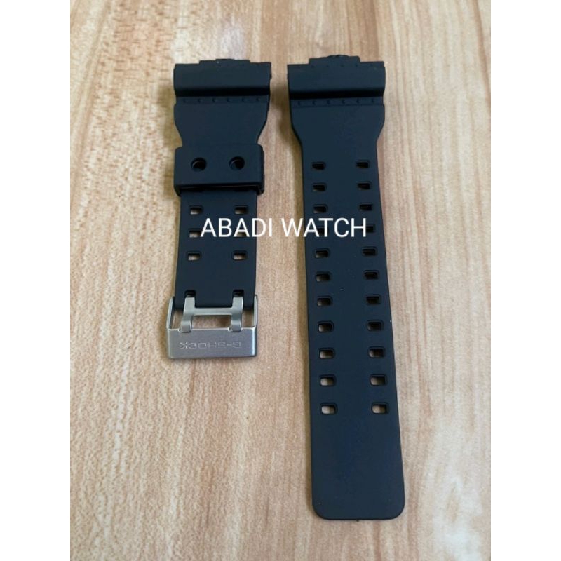 TALI STRAP JAM TANGAN CASIO G-SHOCK GA100 GA 100 GA-100 GA-120 GA-200  GA-300 HITAM GLOSSY