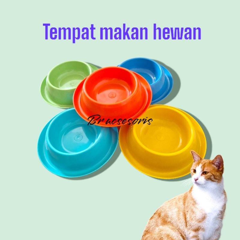 Jual TEMPAT MAKAN KUCING SINGLE BULAT ANTI SEMUT | Shopee Indonesia
