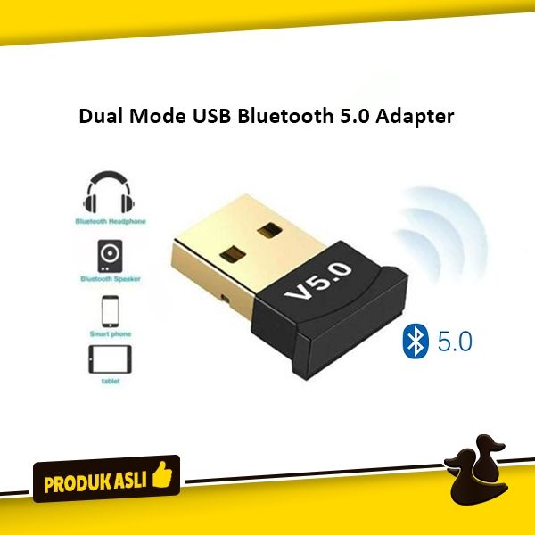 Jual Bluetooth USB Dongle External PC Laptop Dual Mode Bluetooth 5 ...