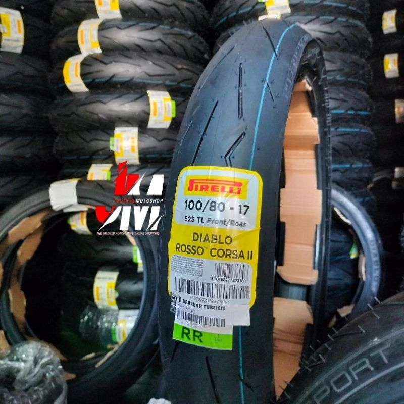 Jual Ban Balap Pirelli Diablo Rosso Corsa 2 100/80-17 Tubless (Soft ...