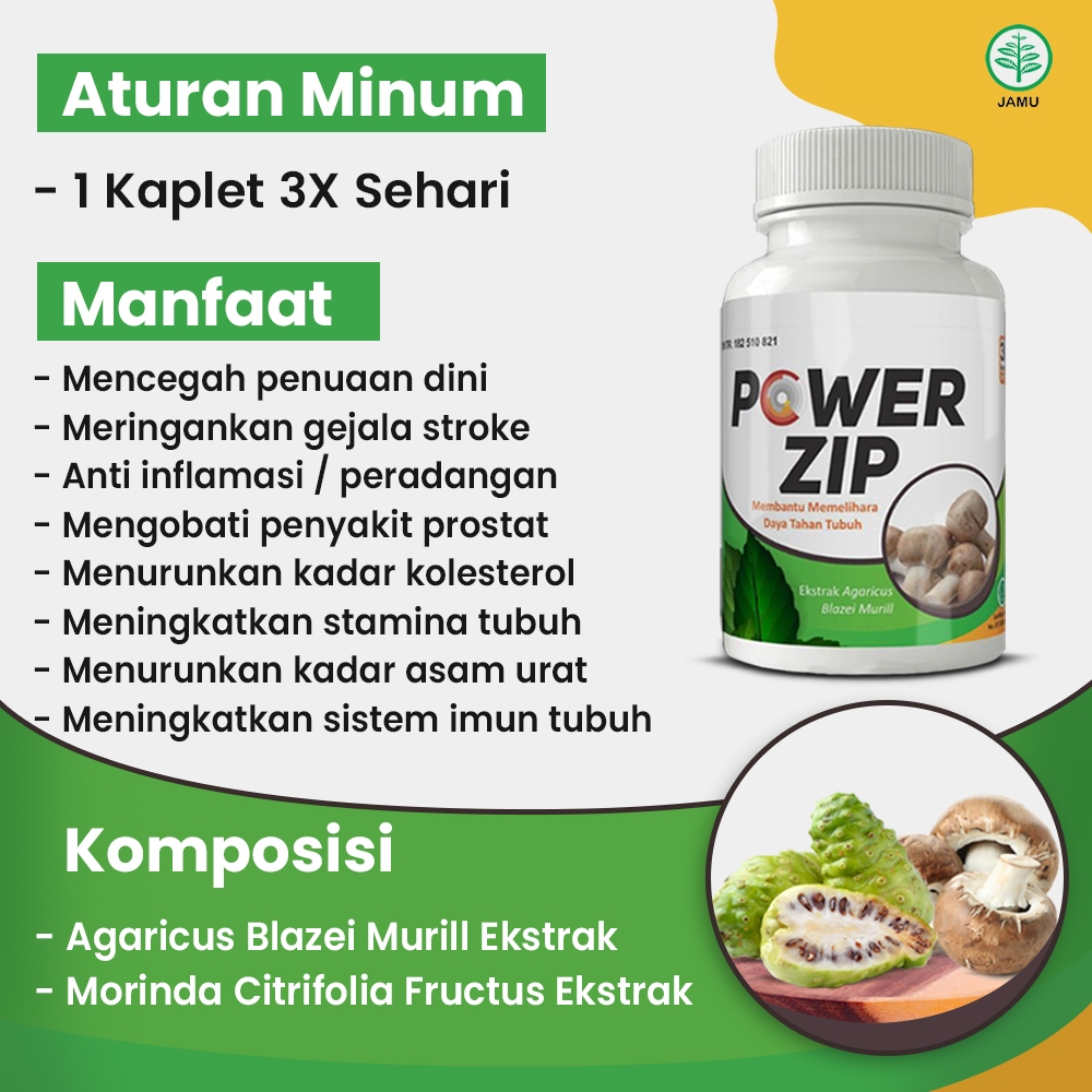 Jual Power Zip Original isi 30 dan 60 Kaplet Asli Obat Herbal ...